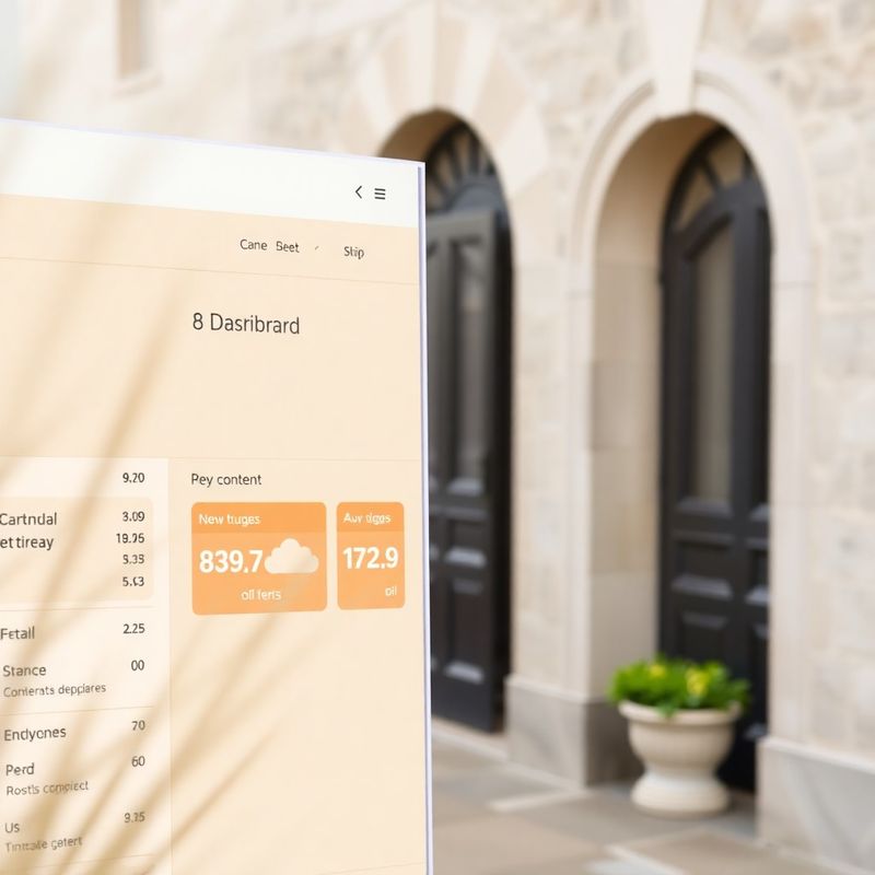 Close-up of the Coastal Practice dashboard with terracotta sidebar and real-time event counters